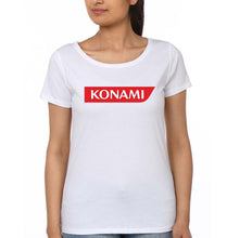 Load image into Gallery viewer, Konami T-Shirt for Women-White-Ektarfa.online
