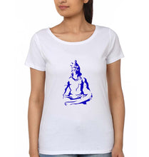 Load image into Gallery viewer, Mahakal Mahadev Bholenath Shiva Shivji T-Shirt for Women-White-Ektarfa.online
