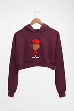 Load image into Gallery viewer, Neymar Crop HOODIE FOR WOMEN-Maroon-Ektarfa.online
