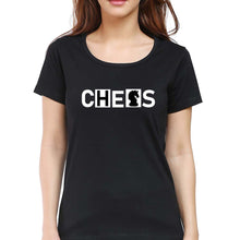 Load image into Gallery viewer, Chess T-Shirt for Women-Black-Ektarfa.online

