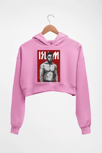 Load image into Gallery viewer, Islam Makhachev Crop HOODIE FOR WOMEN-Light Baby Pink-Ektarfa.online
