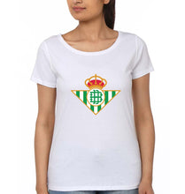 Load image into Gallery viewer, Real-Betis T-Shirt for Women-White-Ektarfa.online
