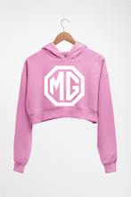 Load image into Gallery viewer, Morris Garages(MG) Crop HOODIE FOR WOMEN-Light Baby Pink-Ektarfa.online
