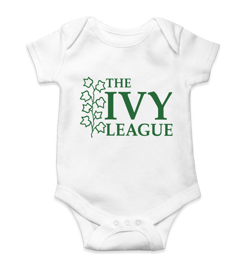 Ivy League Kids Romper Kids Romper For Baby Boy/Girl-0-5 Months(18 Inches)-White-Ektarfa.online