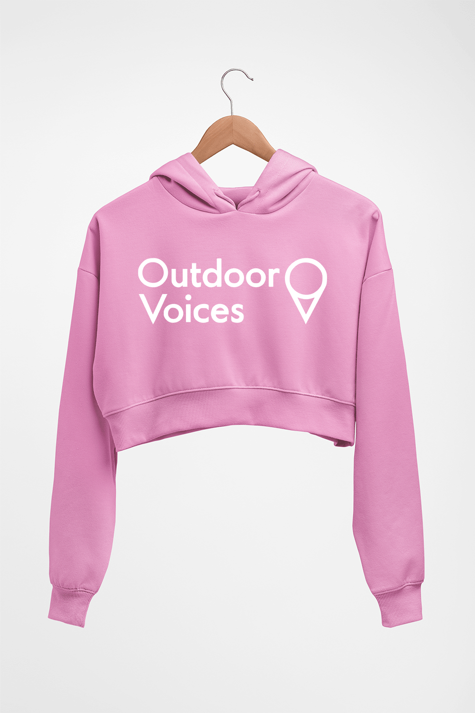Outdoor Voices Crop HOODIE FOR WOMEN-Light Baby Pink-Ektarfa.online