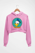 Load image into Gallery viewer, Donald Duck Crop HOODIE FOR WOMEN-Light Baby Pink-Ektarfa.online
