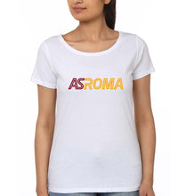 Load image into Gallery viewer, A.S. Roma T-Shirt for Women-White-Ektarfa.online
