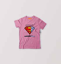 Load image into Gallery viewer, Superman Gym Kids T-Shirt for Boy/Girl-Pink-Ektarfa.online
