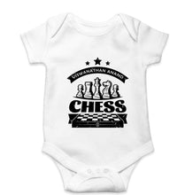 Load image into Gallery viewer, Viswanathan Anand Chess Kids Romper For Baby Boy/Girl-White-Ektarfa.online
