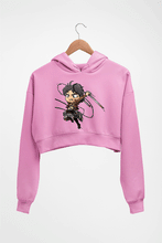 Load image into Gallery viewer, Attack on Titan Crop HOODIE FOR WOMEN-Light Baby Pink-Ektarfa.online
