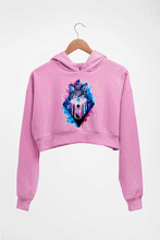 Load image into Gallery viewer, Wolf Crop HOODIE FOR WOMEN-Light Baby Pink-Ektarfa.online
