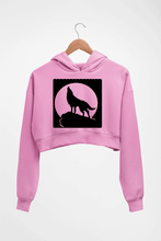 Load image into Gallery viewer, Wolf Crop HOODIE FOR WOMEN-Light Baby Pink-Ektarfa.online
