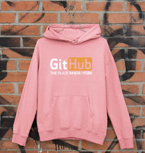 Load image into Gallery viewer, GitHub Unisex Hoodie for Men/Women-Light Pink-Ektarfa.online
