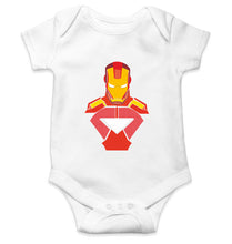 Load image into Gallery viewer, Iron Man Kids Romper Kids Romper For Baby Boy/Girl-0-5 Months(18 Inches)-White-Ektarfa.online
