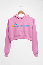 Load image into Gallery viewer, Canara Bank Crop HOODIE FOR WOMEN-Light Baby Pink-Ektarfa.online
