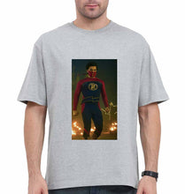 Load image into Gallery viewer, Minnal Murali Oversized T-Shirt for Men-Grey-Ektarfa.online
