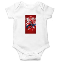 Load image into Gallery viewer, Spider Man Superhero Kids Romper Kids Romper For Baby Boy/Girl-0-5 Months(18 Inches)-White-Ektarfa.online
