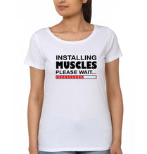 Load image into Gallery viewer, Gym T-Shirt for Women-White-Ektarfa.online
