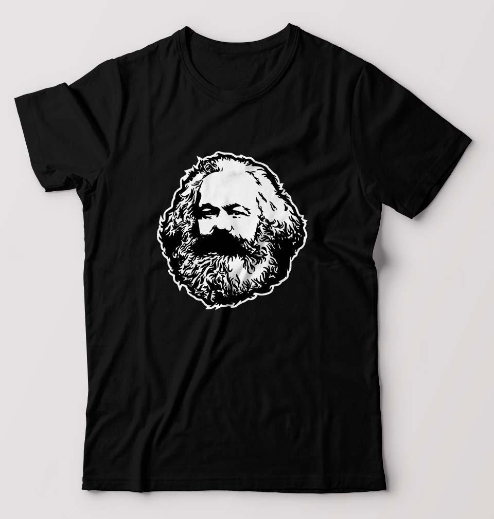 Karl Marx T-Shirt for Men-Black-Ektarfa.online