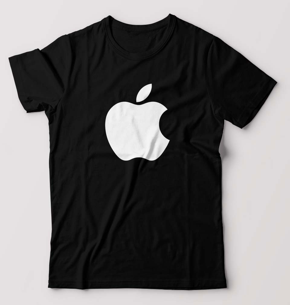 Apple T-Shirt for Men-Black-Ektarfa.online