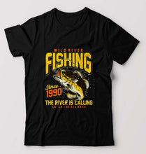Load image into Gallery viewer, Fishing T-Shirt for Men-Black-Ektarfa.online
