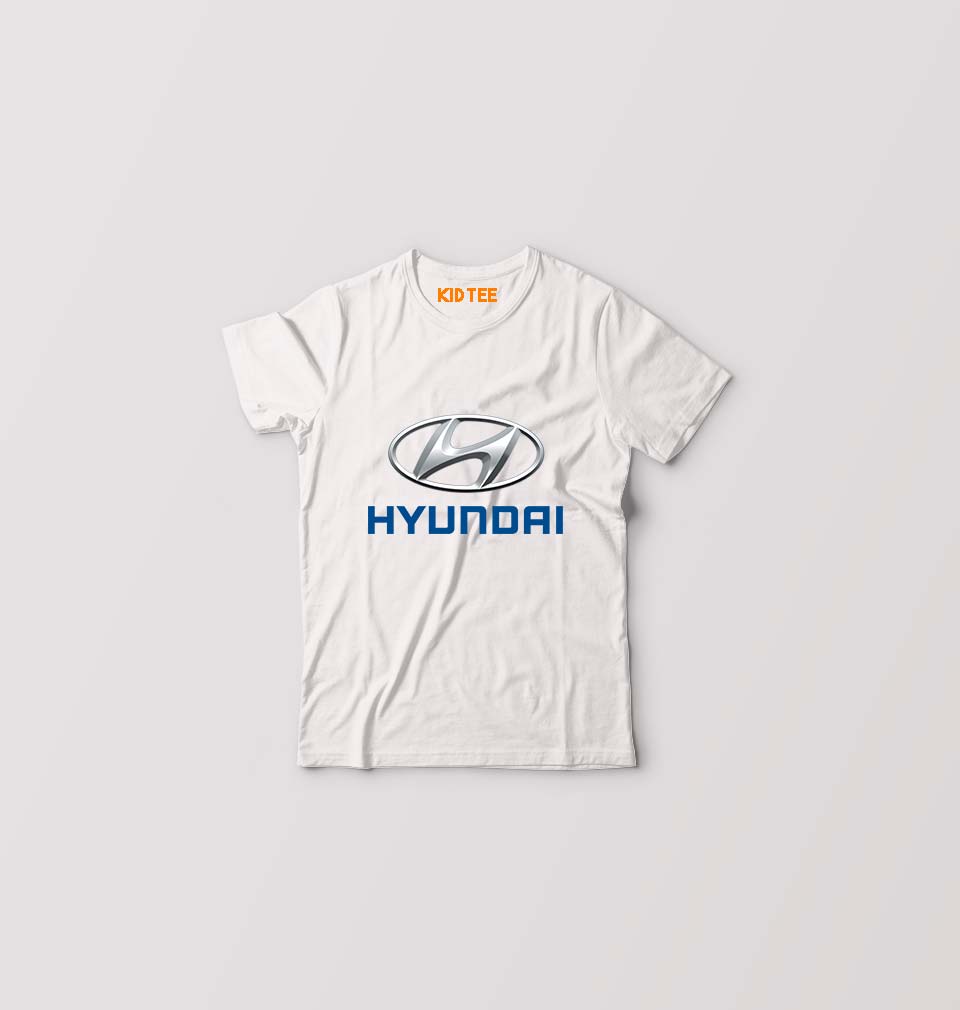 Hyundai Kids T-Shirt for Boy/Girl-White-Ektarfa.online