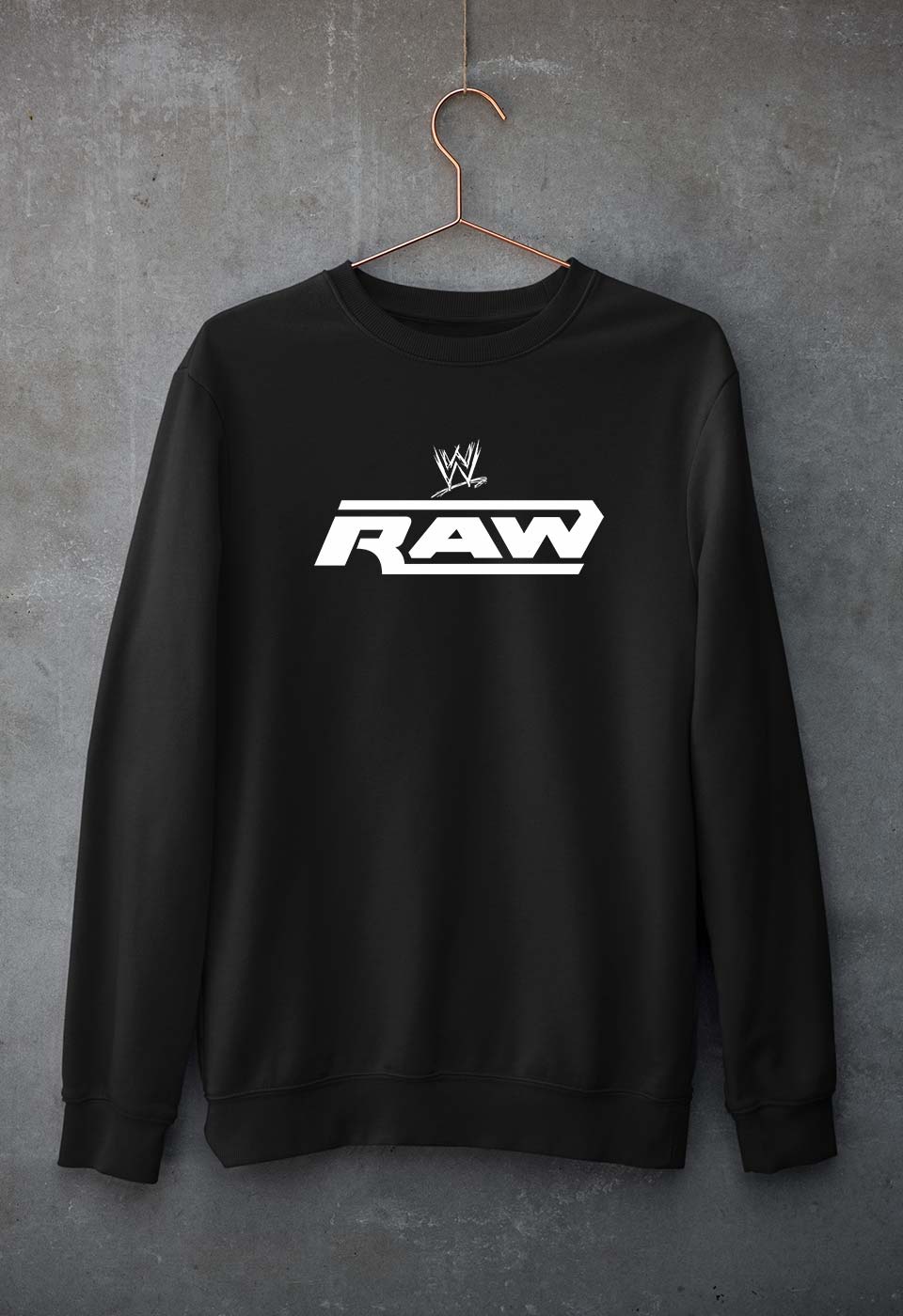WWE RAW Unisex Sweatshirt for Men/Women-Black-Ektarfa.online