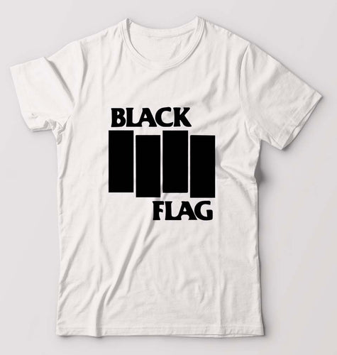 Black Flag T-Shirt for Men-White-Ektarfa.online