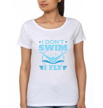 Load image into Gallery viewer, Swim T-Shirt for Women-White-Ektarfa.online
