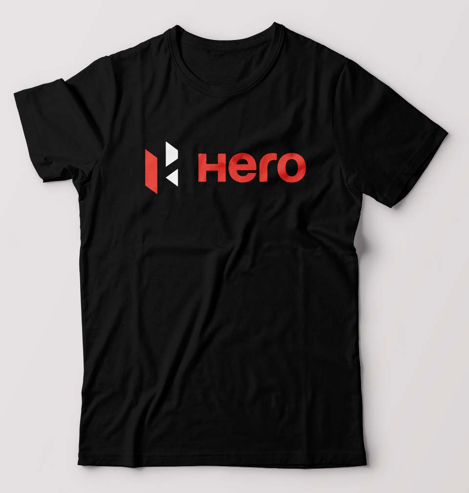 Hero MotoCorp T-Shirt for Men-Black-Ektarfa.online