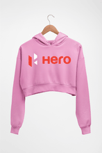 Load image into Gallery viewer, Hero MotoCorp Crop HOODIE FOR WOMEN-Light Baby Pink-Ektarfa.online
