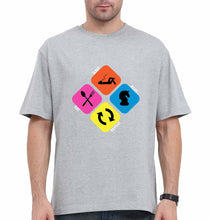 Load image into Gallery viewer, Play Chess Oversized T-Shirt for Men-Grey-Ektarfa.online

