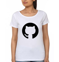 Load image into Gallery viewer, GitHub T-Shirt for Women-White-Ektarfa.online
