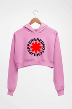 Load image into Gallery viewer, Red Hot Chili Peppers Crop HOODIE FOR WOMEN-Light Baby Pink-Ektarfa.online
