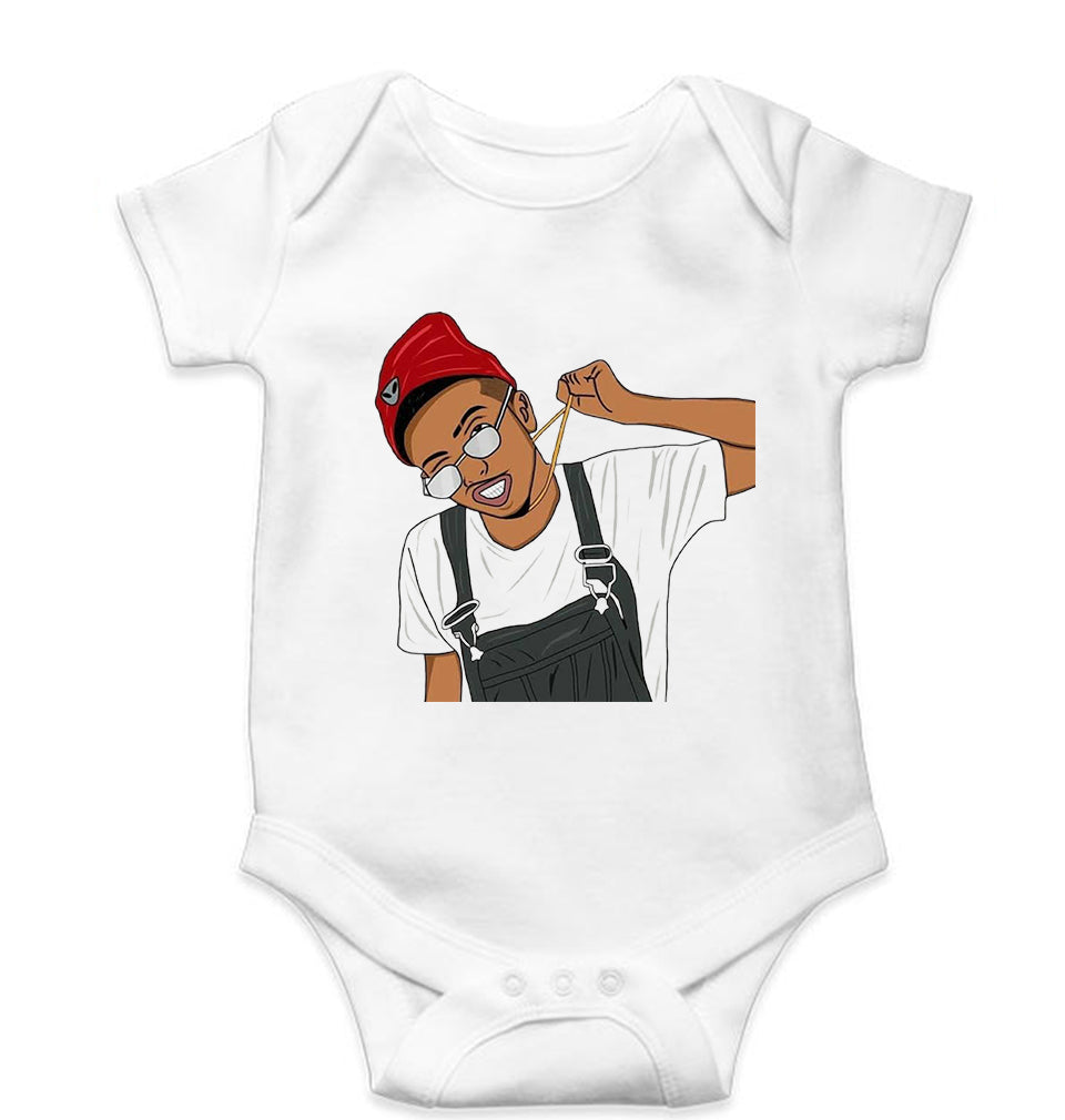 MC Stan Kids Romper For Baby Boy/Girl-White-Ektarfa.online