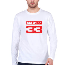 Load image into Gallery viewer, Max Verstappen Full Sleeves T-Shirt for Men-S(38 Inches)-White-Ektarfa.online
