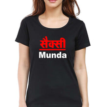 Load image into Gallery viewer, Sexy Munda T-Shirt for Women-Black-Ektarfa.online
