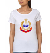 Load image into Gallery viewer, BSF Army T-Shirt for Women-White-Ektarfa.online
