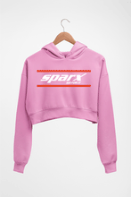 Load image into Gallery viewer, Sparx Crop HOODIE FOR WOMEN-Light Baby Pink-Ektarfa.online
