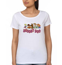 Load image into Gallery viewer, Scooby Doo T-Shirt for Women-White-Ektarfa.online
