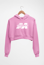 Load image into Gallery viewer, Muscletech Crop HOODIE FOR WOMEN-Light Baby Pink-Ektarfa.online
