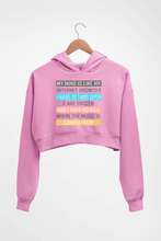 Load image into Gallery viewer, Internet Crop HOODIE FOR WOMEN-Light Baby Pink-Ektarfa.online
