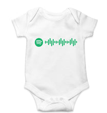 Load image into Gallery viewer, Spotify Kids Romper For Baby Boy/Girl-0-5 Months(18 Inches)-White-Ektarfa.online
