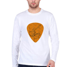 Load image into Gallery viewer, Guitar Full Sleeves T-Shirt for Men-White-Ektarfa.online
