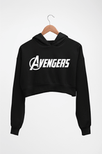 Load image into Gallery viewer, Avengers Crop HOODIE FOR WOMEN-Black-Ektarfa.online
