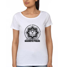 Load image into Gallery viewer, Magnetic fields T-Shirt for Women-White-Ektarfa.online
