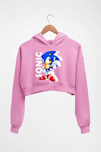 Load image into Gallery viewer, Sonic Crop HOODIE FOR WOMEN-Light Baby Pink-Ektarfa.online
