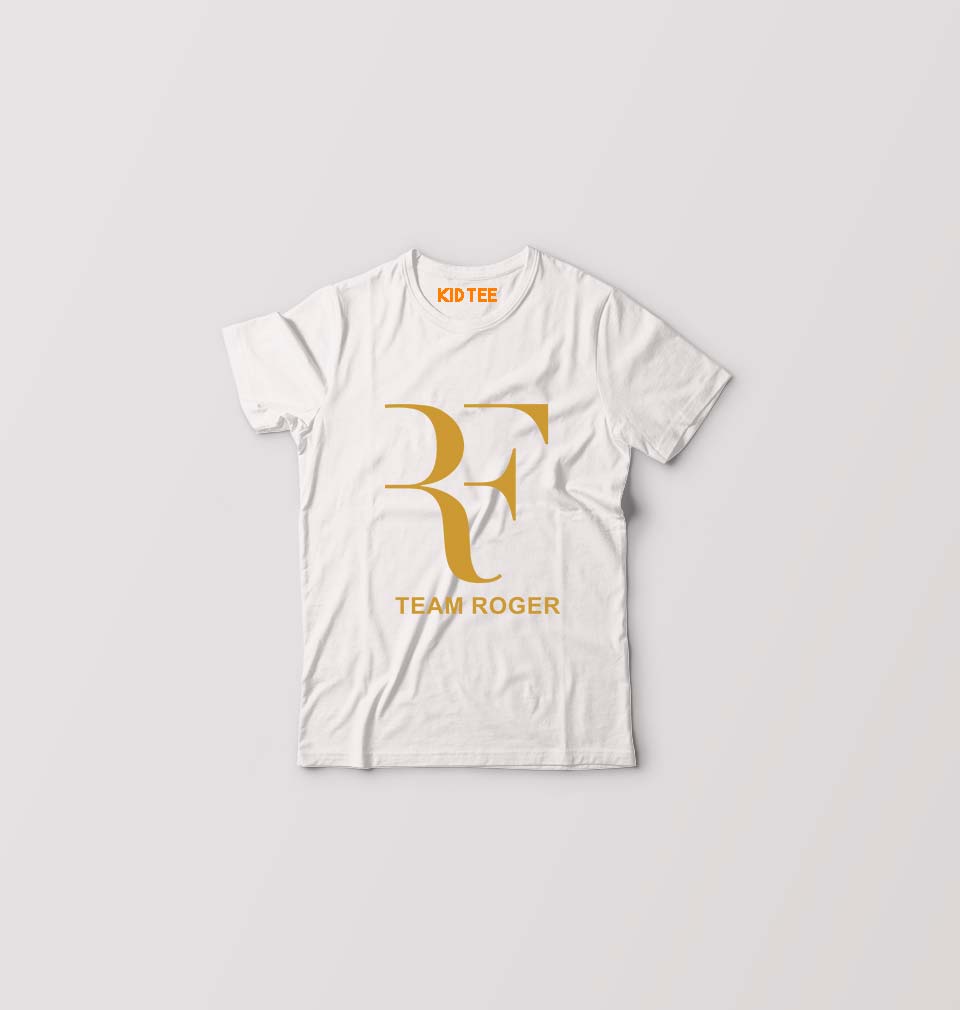 Roger Federer Kids T-Shirt for Boy/Girl-White-Ektarfa.online