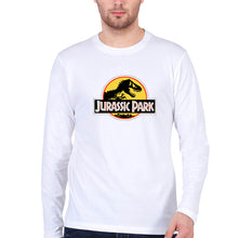 Load image into Gallery viewer, Jurassic Park Full Sleeves T-Shirt for Men-White-Ektarfa.online

