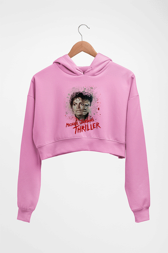 Thriller Crop HOODIE FOR WOMEN-Light Baby Pink-Ektarfa.online